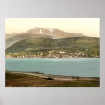Fort William and Ben Nevis, Inverness, Scotland Poster