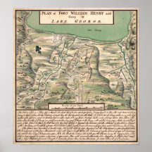 Fort William Henry. Print