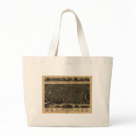 Fort Worth, Texas Birds Eye View 1886 Tote Bag