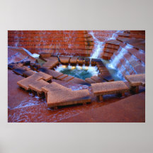 Fort Worth Watergarden Poster