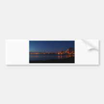 Forth Bridges at Night Bumper Stickers