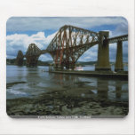 Forth Railway Bridge over Firth, Scotland Mousepads
