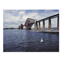 Forth Railway Bridge UK postcard