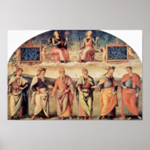 Fortitude And Temperance With Ancient Heroes Poster