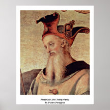 Fortitudo And Temperance By Pietro Perugino Posters