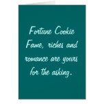 Fortune Cookie Cards