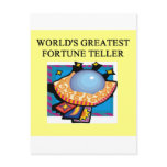 fortune teller design postcards