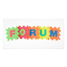 Forum Customised Photo Card