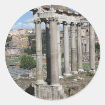 Forum Romanum Round Sticker