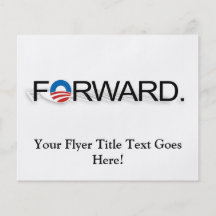 Forward for Obama 2012 Flyer Design
