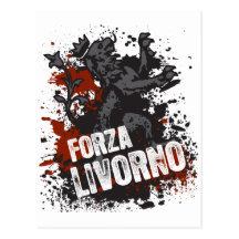 Forza Livorno Post Card