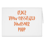 Fossilized Dinosaur Poop Greeting Cards