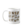 FOSSILIZED MAMMAL VERTEBRA COFFEE MUGS