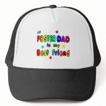 Foster Dad Best Friend Trucker Hats