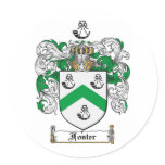 FOSTER FAMILY CREST -  FOSTER COAT OF ARMS stickers