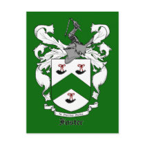 Foster Family Crest Postcard