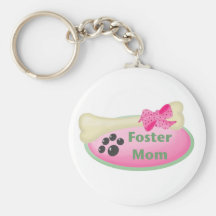 Foster Mom (pink) Key Chain