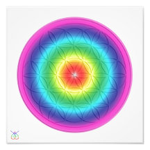 Foto Poster ~ Healing~Energy "Flower Of Life"