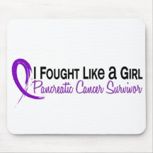 Fought Like A Girl Pancreatic Cancer 6S Mousepad