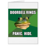 Foul Bachelor Frog Doorbell Rings cards