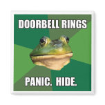 Foul Bachelor Frog Doorbell Rings magnets