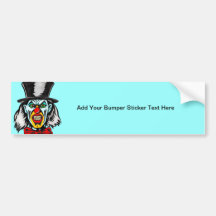 Foul Evil Clown Bumper Stickers