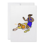 Foul! girls basketball invitations