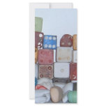 Found at the Beach Found Objects Full Color Rack Card