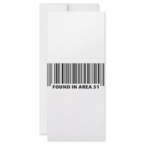 found in area 51 icon customized rack card