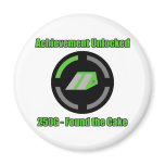 Found the Cake - Achievement Unlocked Fridge Magnet