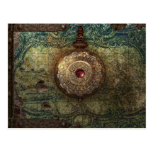 found treasure post card