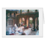 Fountain Courtyard Greeting Card