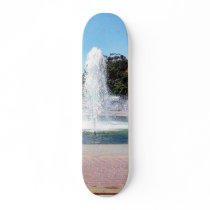Fountain In Balboa Park Custom Skate Board