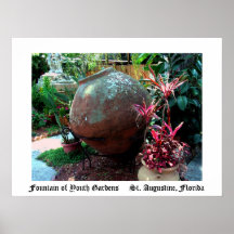 Fountain of Youth Gardens Poster