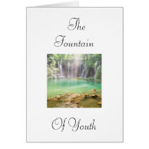 Fountain of Youth Greeting Card