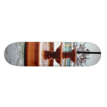 Fountain Snow Portland Skate Deck
