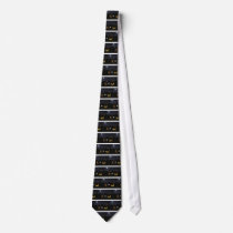 Fountains Abbey In North Yorkshire At Night Custom Tie
