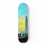 Fountains At Dusk Skateboard Decks