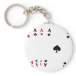 four aces icon keychain