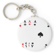 four aces icon keychain