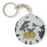 Four and twenty blackbirds keychains