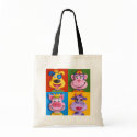 Four Animal Faces bags