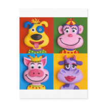 Four Animal Faces