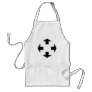 four black arrows icon apron