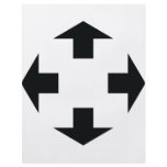 four black arrows icon flyer