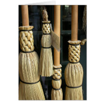 Four Brooms Greeting Cards