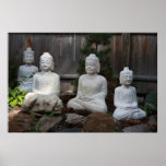 Four Buddhas posters