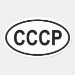FOUR "CCCP" STICKER