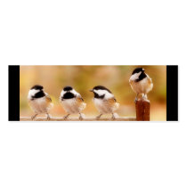 Four Chickadees Business Card
