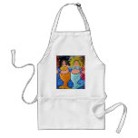 Four Chubby Mermaids aprons